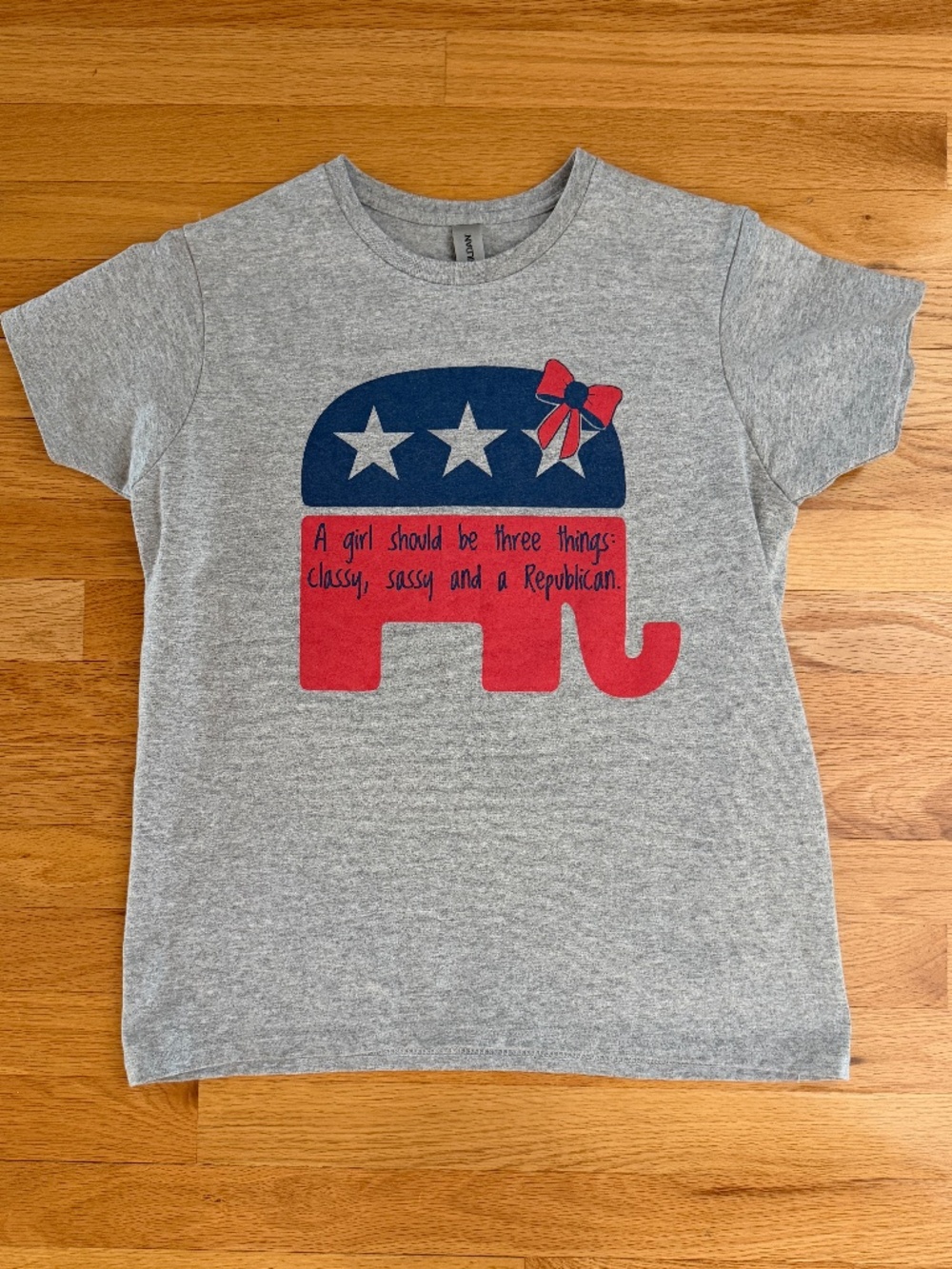 Republican T-Shirt A Girl Should Be Three Things: Classy, Sassy and a Republican